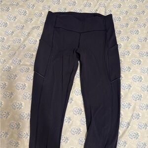 Lululemon Navy Speed it up Leggings